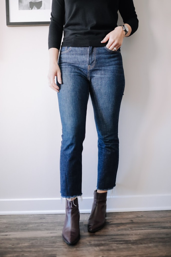 everlane cropped jeans
