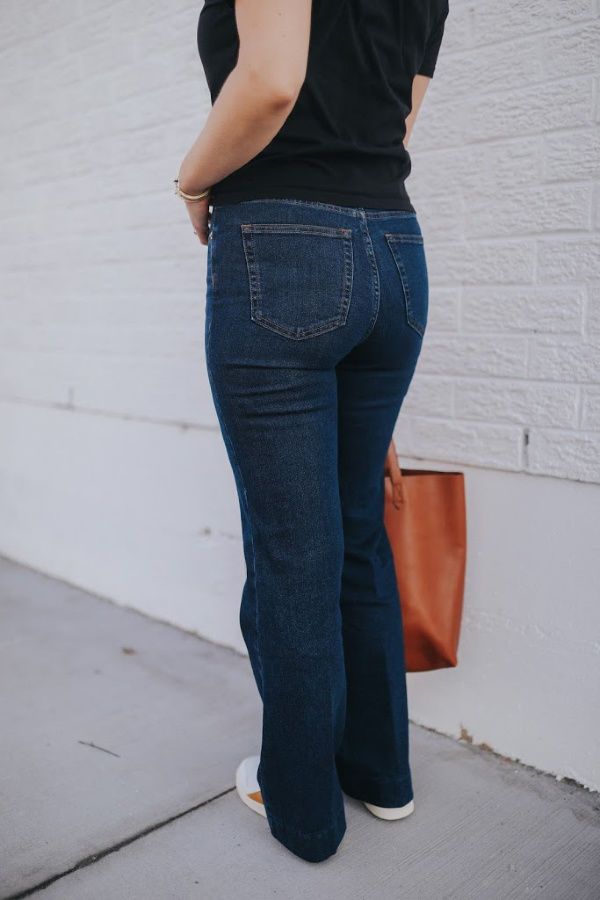modern flare jeans