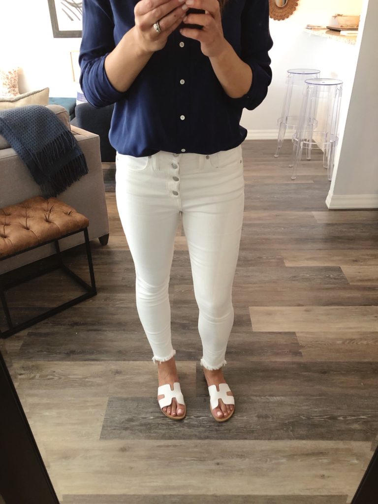 madewell and everlane jeans